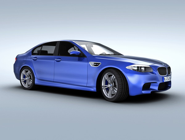 bmw car 3d max - BMW M5 F10 by Swan3DStudios